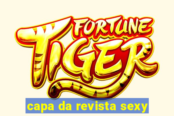 capa da revista sexy